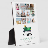 Recycelnd Garbage Truck Baby Boy 1. Jahr Fotos Fotoplatte (Seite)