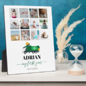 Recycelnd Garbage Truck Baby Boy 1. Jahr Fotos Fotoplatte (Seite)