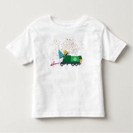 Recycelnd Garbage Truck Party Kleinkind T-shirt