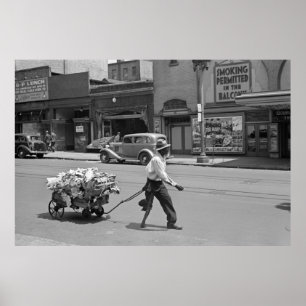 Recycelnd in den 1930er Jahren Poster