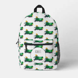 Recycelnd Individuelle Name von LKW-Jungs Bedruckter Rucksack
