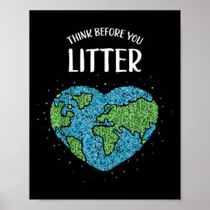 Recycelnd Klimaschutz Poster