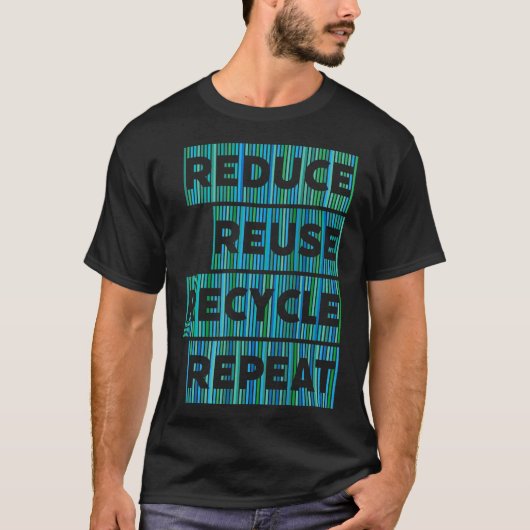 Recycelnd Klimaschutz T-Shirt (Vorderseite)