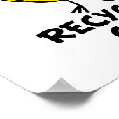 Recycelnd Küken Poster (Ecke)