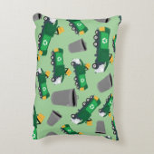 Recycelnd LKW-Muster Dekokissen (Rückseite(Vertikal))