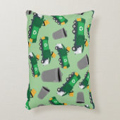 Recycelnd LKW-Muster Dekokissen (Vorderseite(Vertikal))