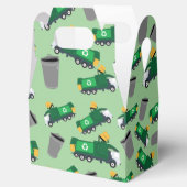 Recycelnd LKW-Muster Geschenkschachtel (Geöffnet)