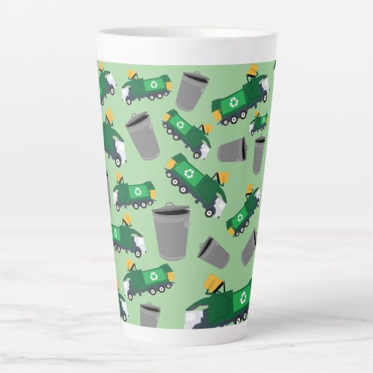 Recycelnd LKW-Muster Milchtasse (Vorderseite)