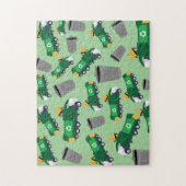 Recycelnd LKW-Muster Puzzle (Vertikal)