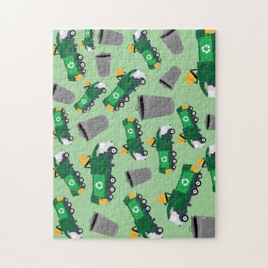 Recycelnd LKW-Muster Puzzle (Vertikal)