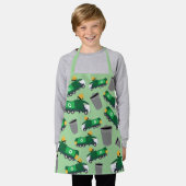 Recycelnd LKW-Muster Schürze (Getragen)