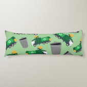 Recycelnd LKW-Muster Seitenschläferkissen (Vorderseite)