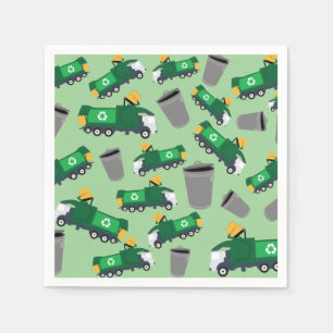 Recycelnd LKW-Muster Serviette