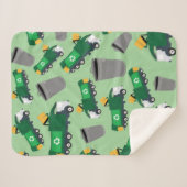 Recycelnd LKW-Muster Sherpadecke (Vorderseite (Horizontal))