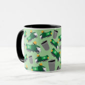 Recycelnd LKW-Muster Tasse (Vorderseite Links)