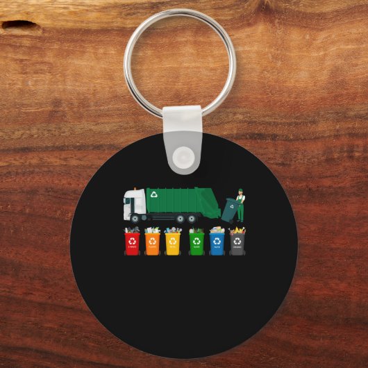 Recycelnd LKW Schlüsselanhänger (Vorderseite)