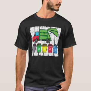 Recycelnd LKW-Umweltschützer Recyclin E T-Shirt