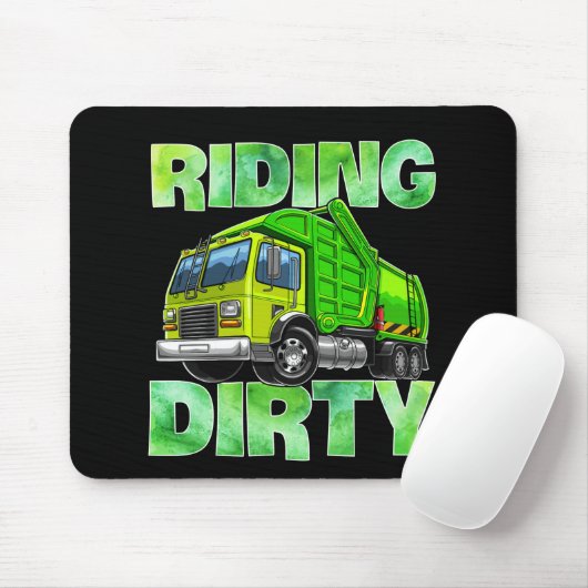 Recycelnd Mülltransporter T Kinder Reiten Mousepad (Mit Mouse)