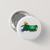Recycelnd Müllwagen Button (Vorne & Hinten)