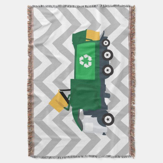 Recycelnd Müllwagen Decke (Vorderseite Vertikal)