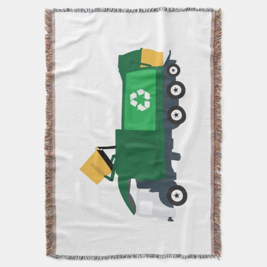 Recycelnd Müllwagen Decke (Vorderseite Vertikal)