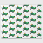 Recycelnd Müllwagen Geschenkpapier (Flach)