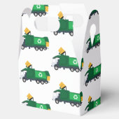 Recycelnd Müllwagen Geschenkschachtel (Geöffnet)