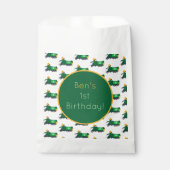 Recycelnd Müllwagen Geschenktütchen (Vorderseite)