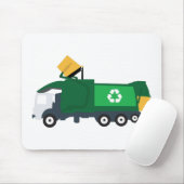 Recycelnd Müllwagen Mousepad (Mit Mouse)