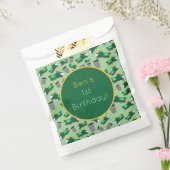 Recycelnd Müllwagen Muster Geschenktütchen (Versiegelt)