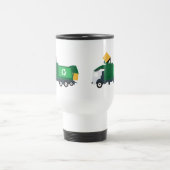 Recycelnd Müllwagen Reisebecher (Mittel)