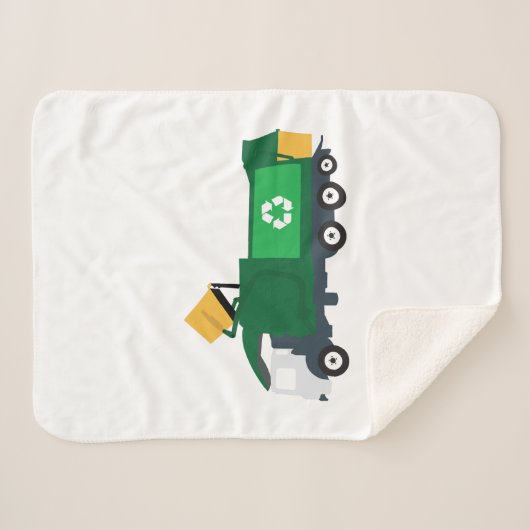 Recycelnd Müllwagen Sherpadecke (Vorderseite (Horizontal))