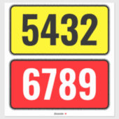 Recycelnd Papierkorb kann - benutzerdefinierte Str Aufkleber (Blatt)