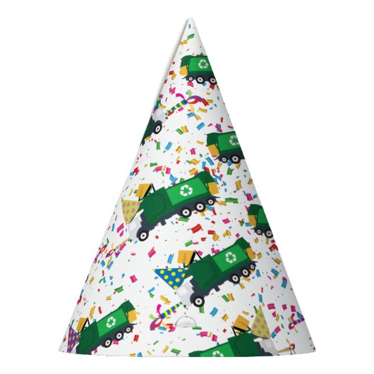Recycelnd Party-Muster für LKW Partyhütchen (Links)