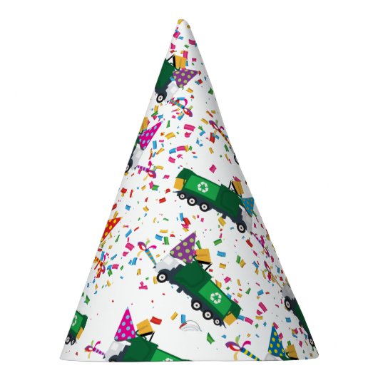 Recycelnd Party-Muster für LKW Partyhütchen (Rechts)