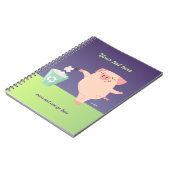Recycelnd Piggy-Notebook Notizblock (Linke Seite)
