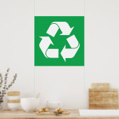 Recycelnd Poster (Küche)