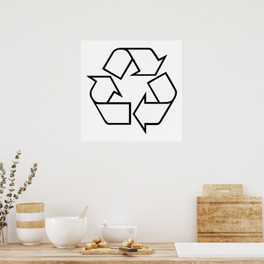 Recycelnd Poster (Küche)