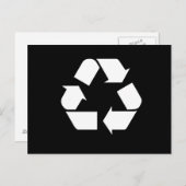 Recycelnd Postkarte (Vorne/Hinten)