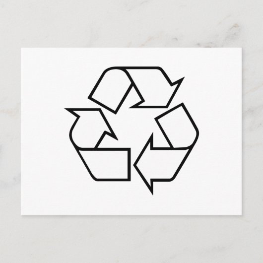 Recycelnd Postkarte (Vorderseite)