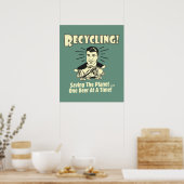 Recycelnd: Rettend Planet Poster (Küche)