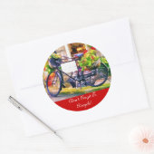 RECYCELND RUNDER AUFKLEBER (Umschlag)