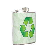 Recycelnd Symbol Flachmann (Rechts)