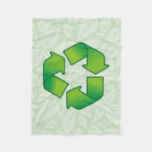 Recycelnd Symbol Fleecedecke (Vorderseite)