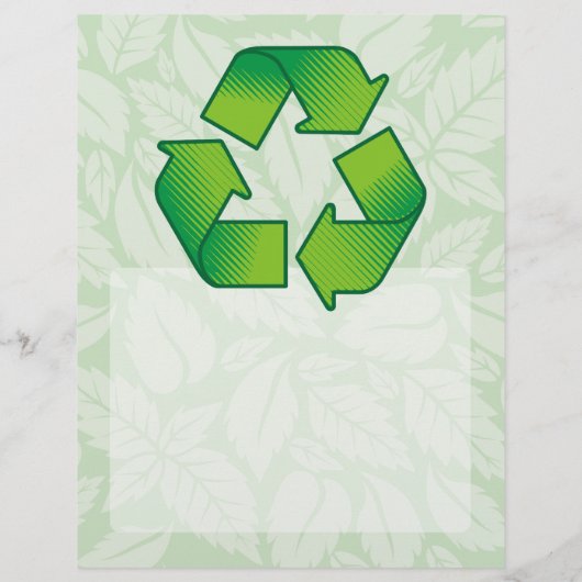 Recycelnd Symbol Flyer (Hinten)