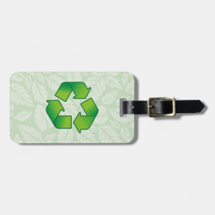 Recycelnd Symbol Gepäckanhänger