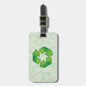 Recycelnd Symbol Gepäckanhänger (Vorderseite vertikal)