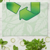 Recycelnd Symbol Geschirrtuch (Gefaltet)
