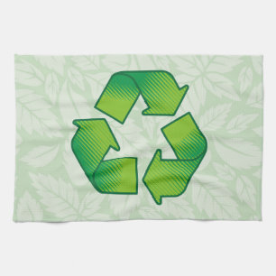 Recycelnd Symbol Geschirrtuch