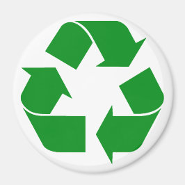 Recycelnd Symbol - grün Magnet